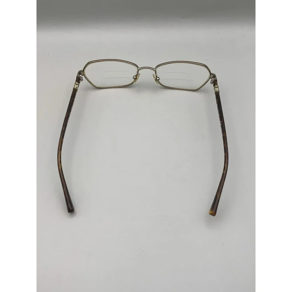 Vogue Eyeglasses VO3970-B 53-17-135 Brown Crystal Accent Rectangle Frame